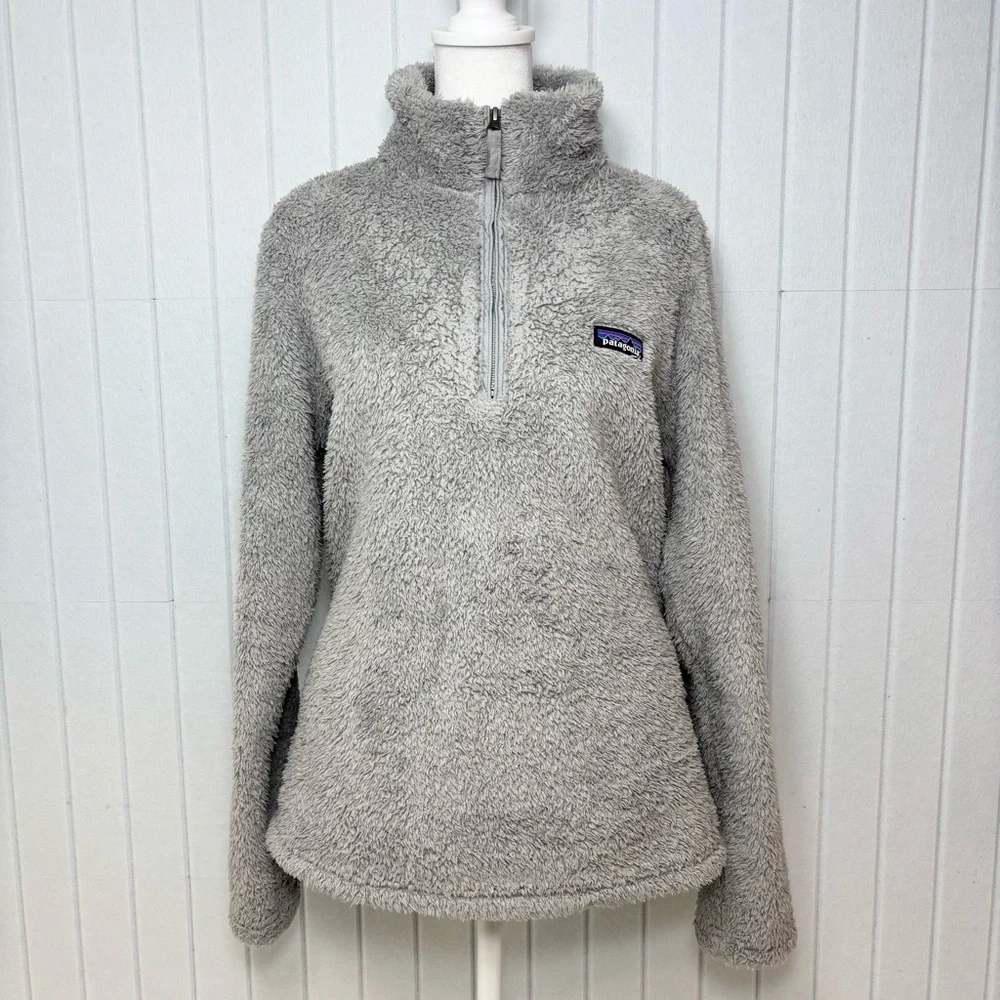 Patagonia Gray Fleece Teddy Pullover Size‎ M